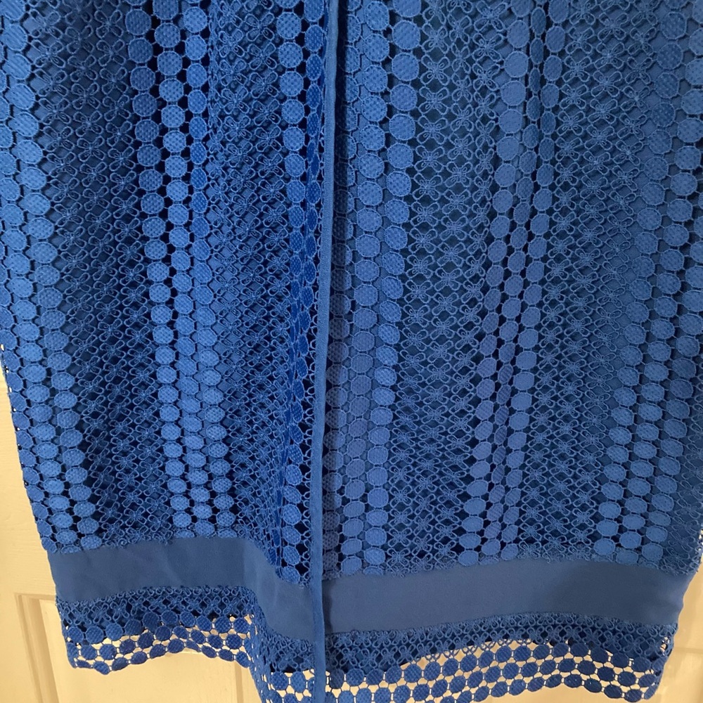 Adelyn Rae Blue Lace Dress - Picture 6 of 14